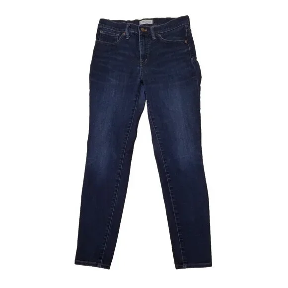 Madewell Jeans Size 29 Stretch Denim Dark Wash - Picture 1 of 8